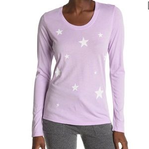 Sundry Star Long Sleeve TShirt Purple